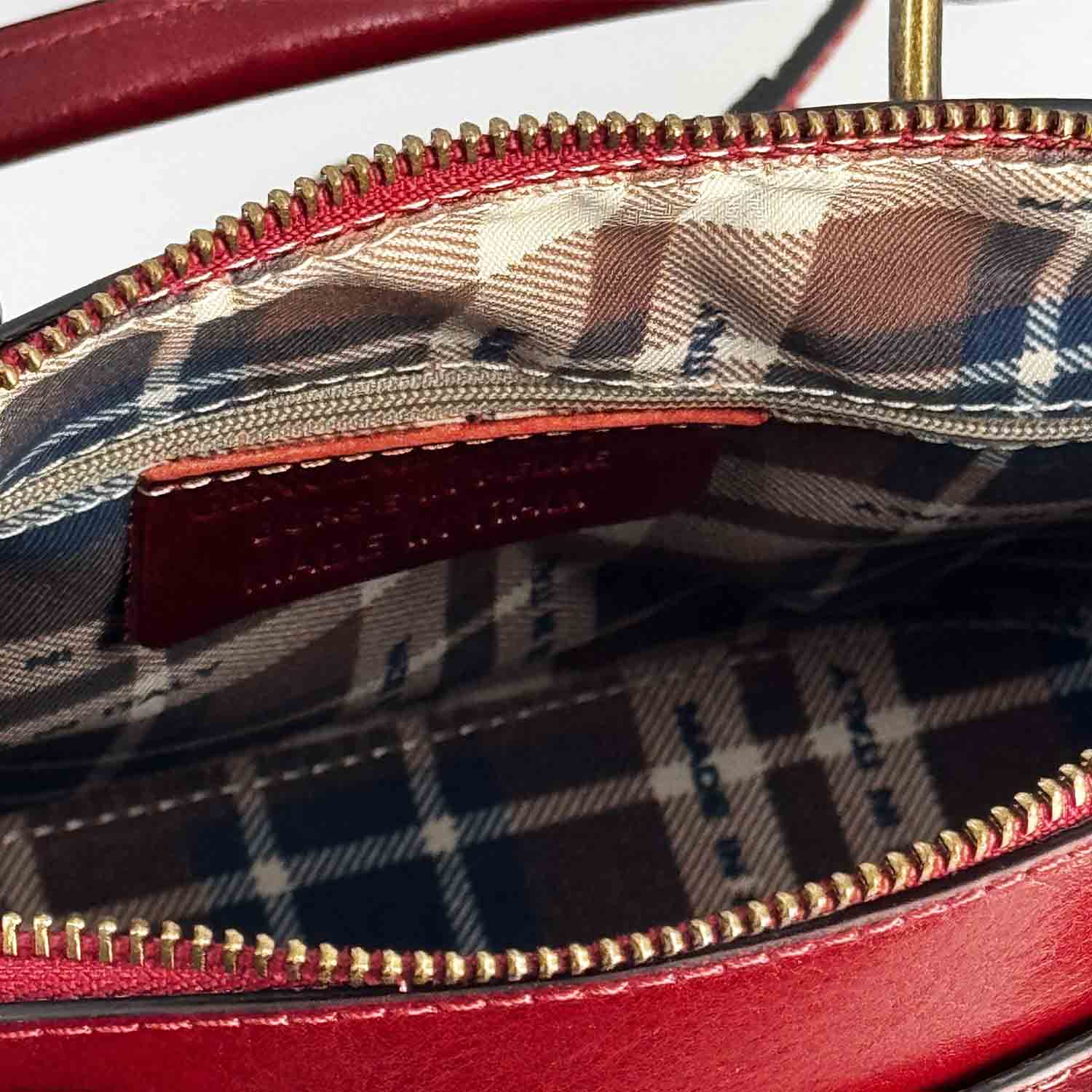 Leonardo Shoes Livia borsa donna rossa pelle tracolla