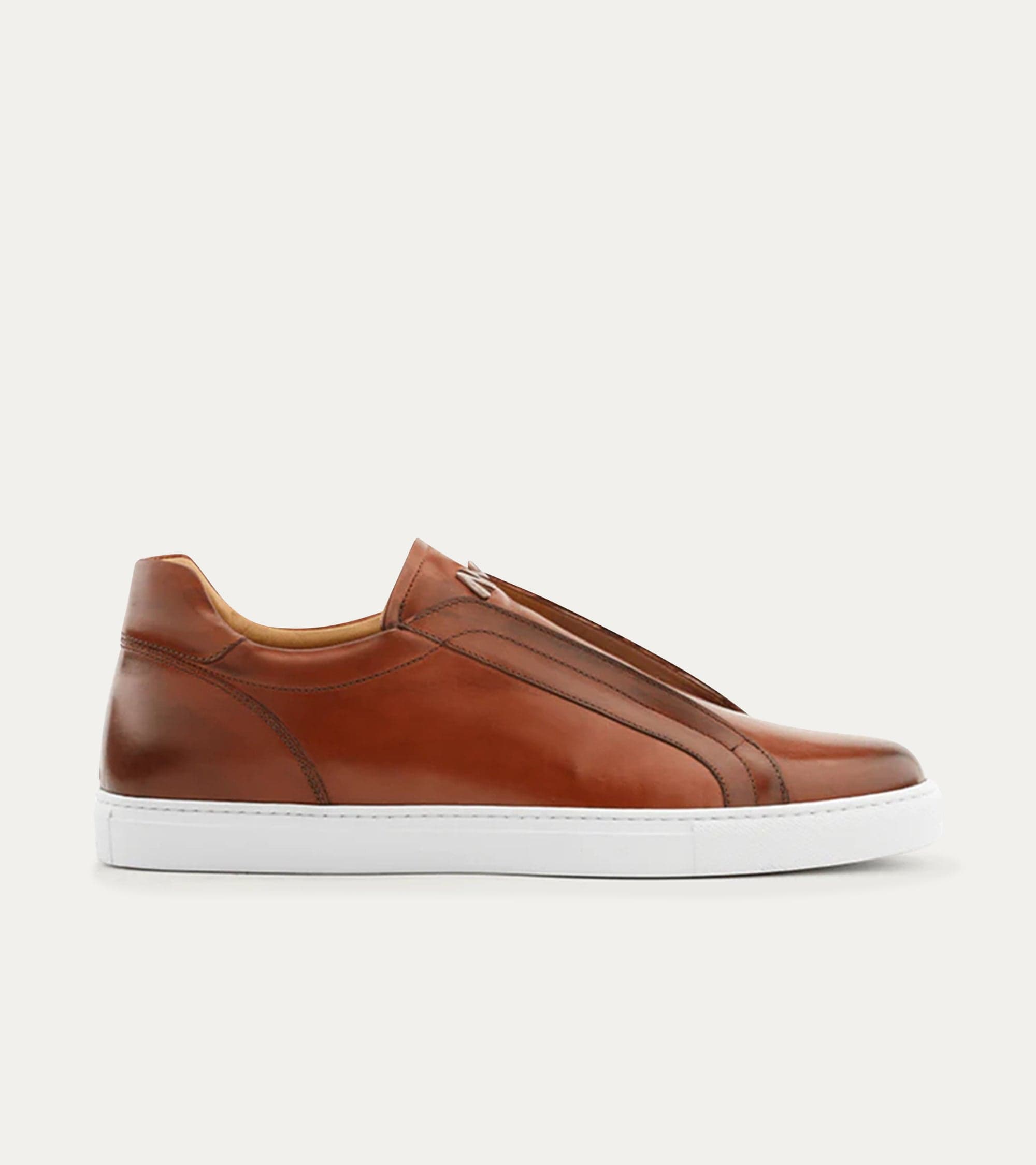 Ace Marks Saint Cognac Nicol slip on pelle uomo