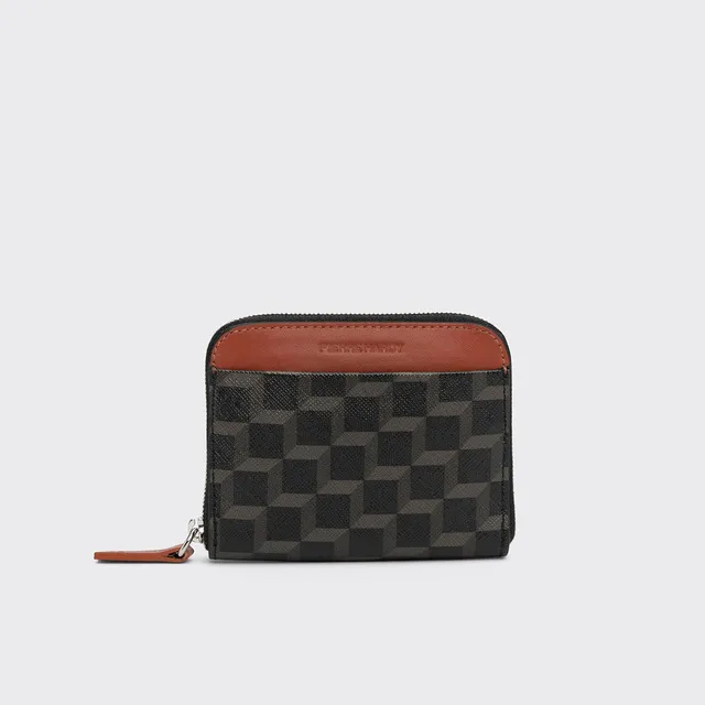 Pierre Hardy Ginza portamonete nero canvas pelle TU