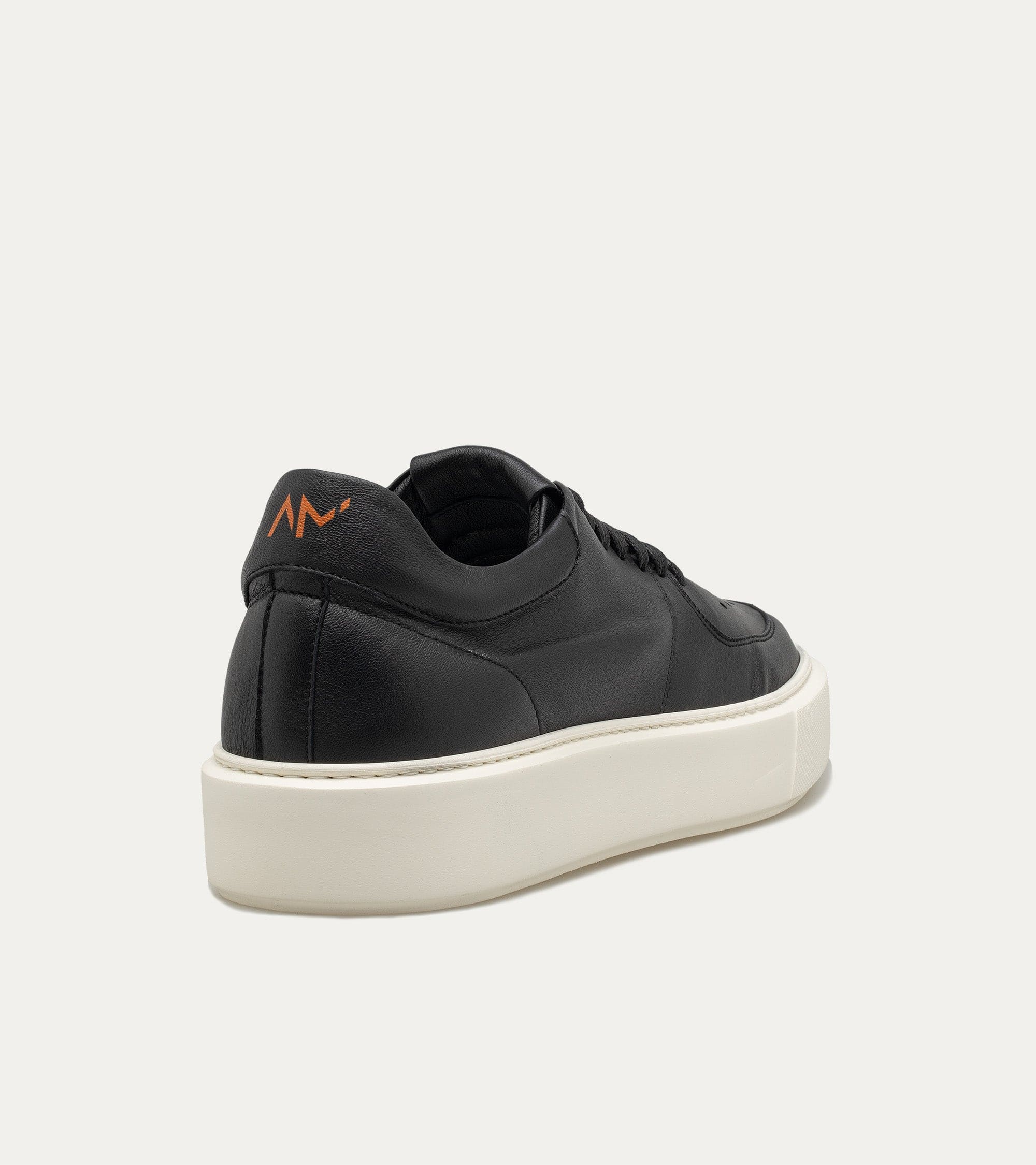 Ace Marks Kody sneakers viaggio uomo pelle nero