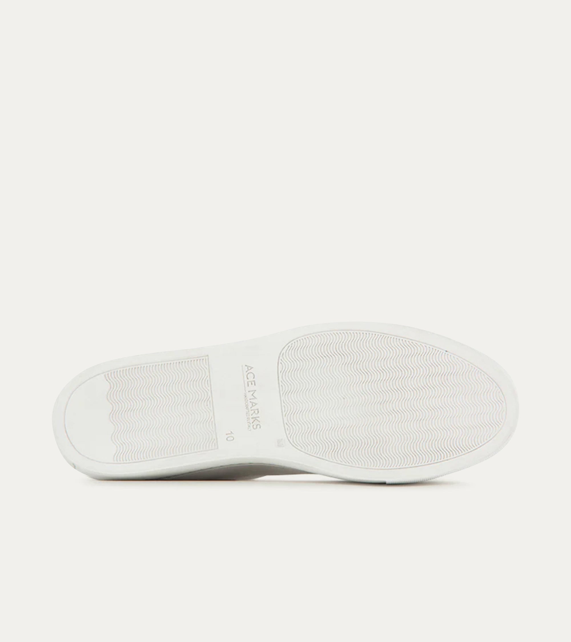 Ace Marks Maximo sneakers alte uomo pelle nero grigio fumo