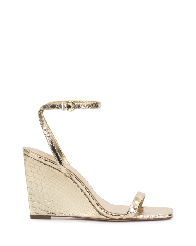 Vince Camuto Ambee Sandalo con Zeppa Punta Quadrata Donna