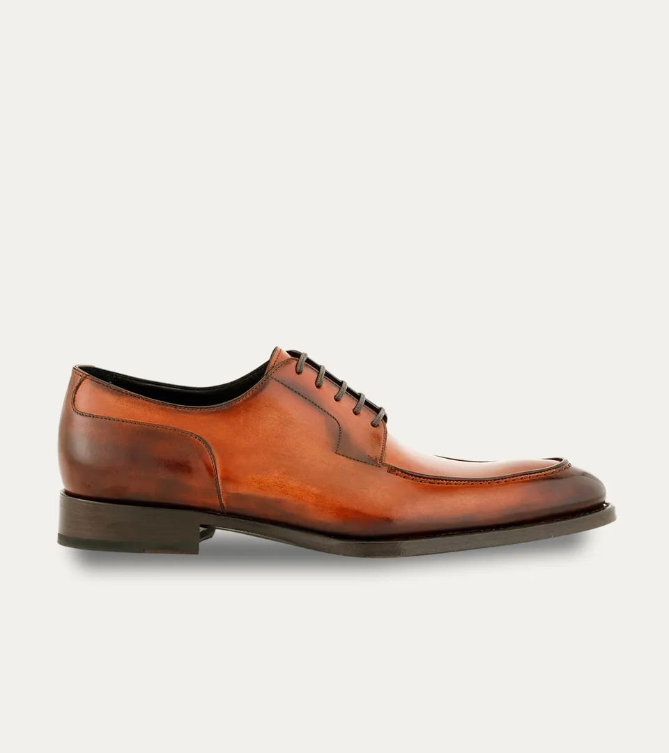 Ace Marks Michael Derby Uomo Cognac Signature