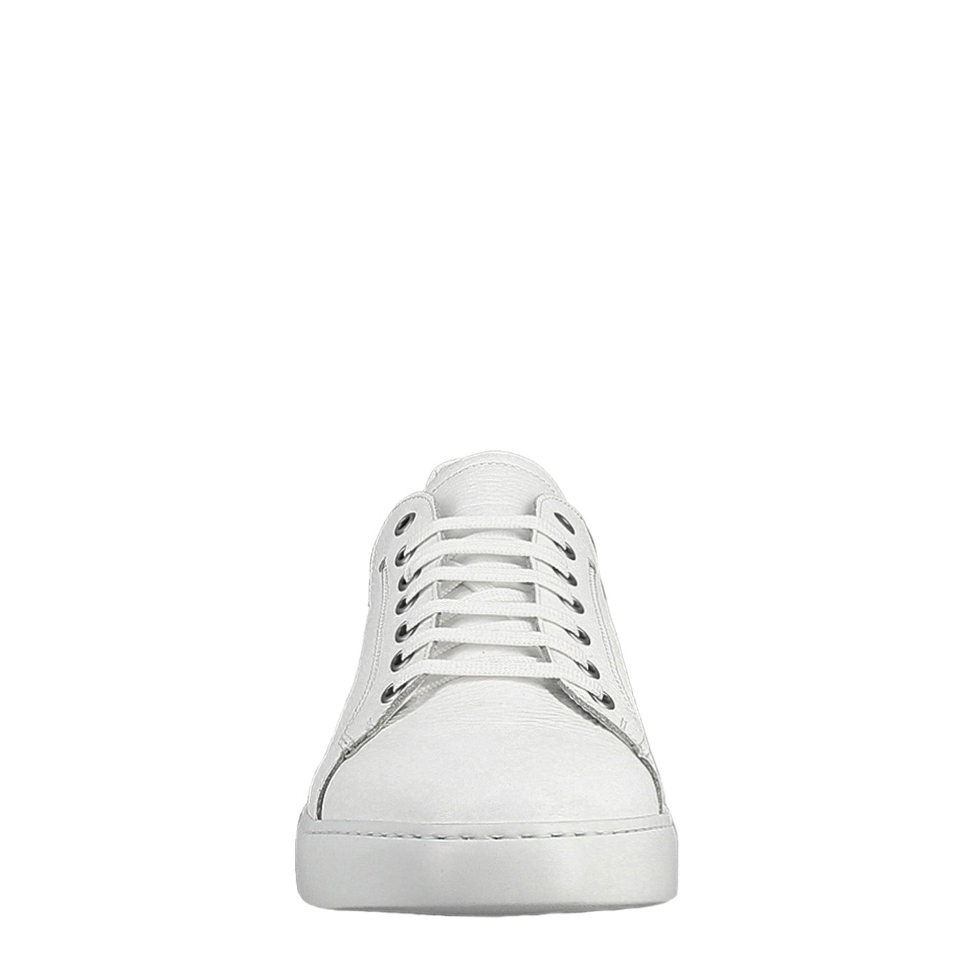 Leonardo Shoes Sneakers Uomo sneaker pelle liscia bianco
