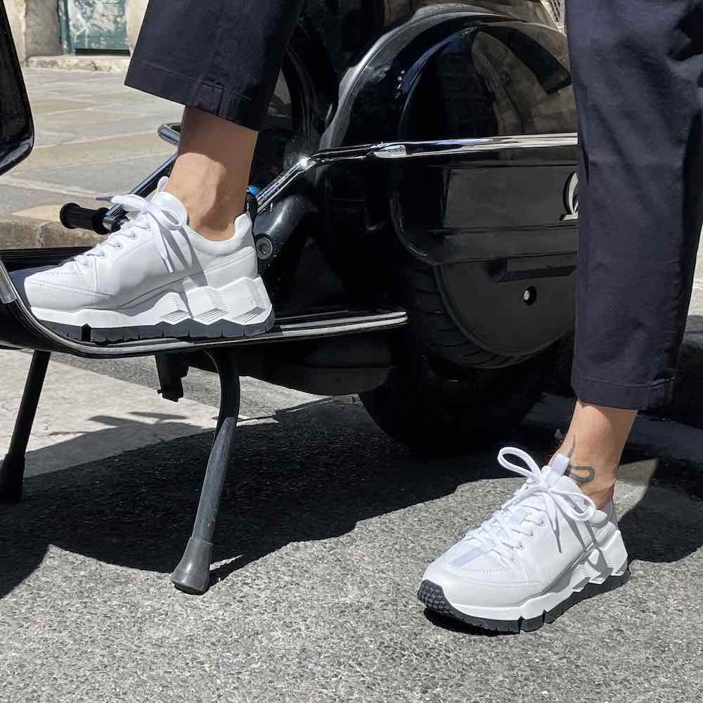 Pierre Hardy Street Life sneakers uomo bianche suola Comet