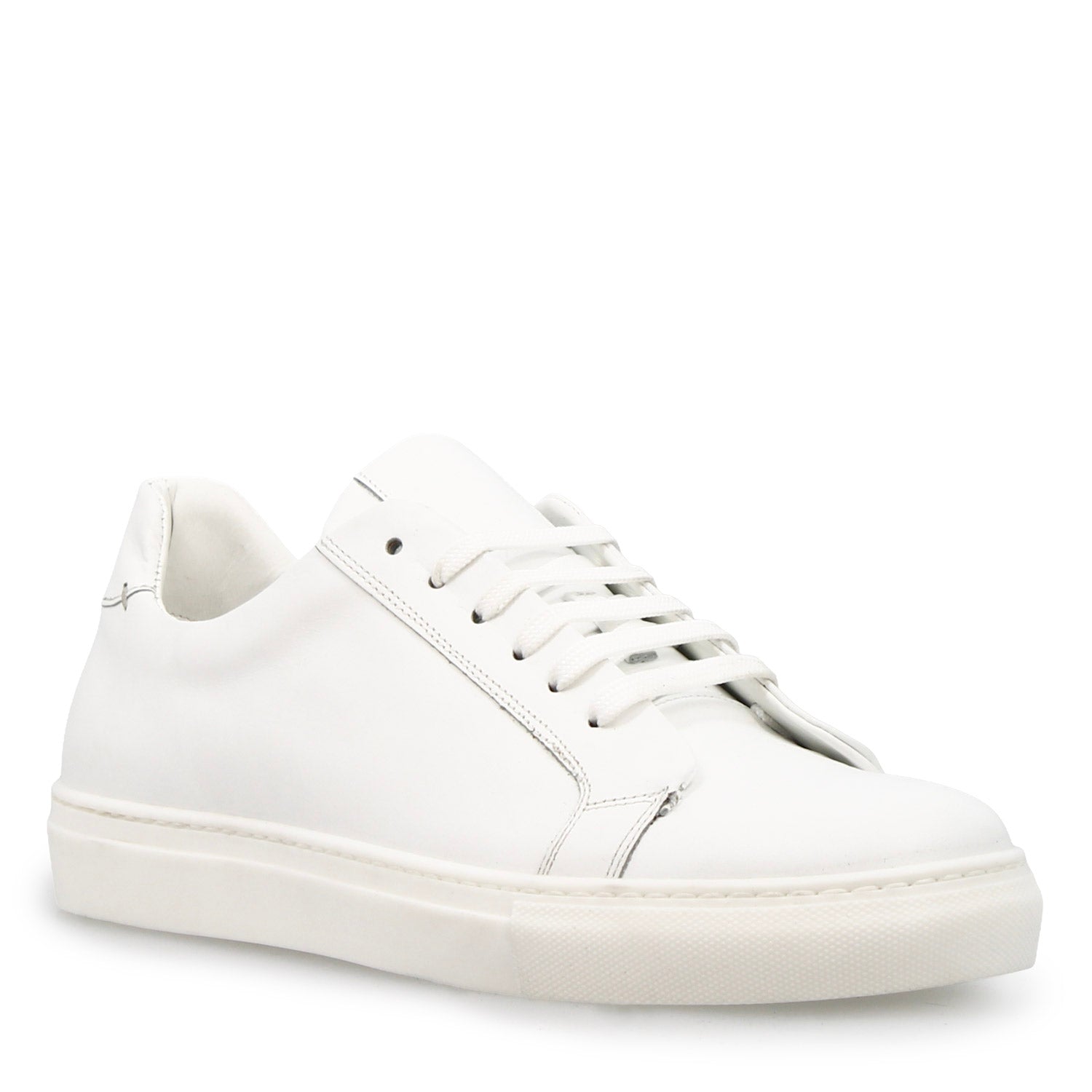 Leonardo Shoes Oreste sneaker uomo pelle bianca