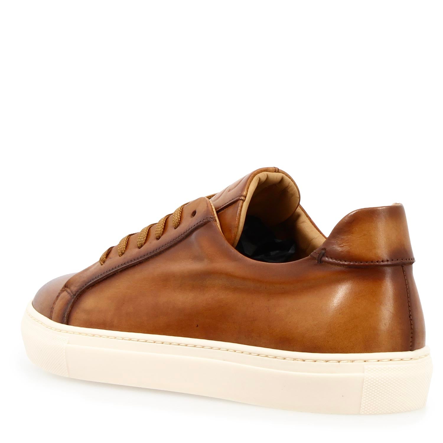 Leonardo Shoes Oreste Sneakers Uomo pelle marrone