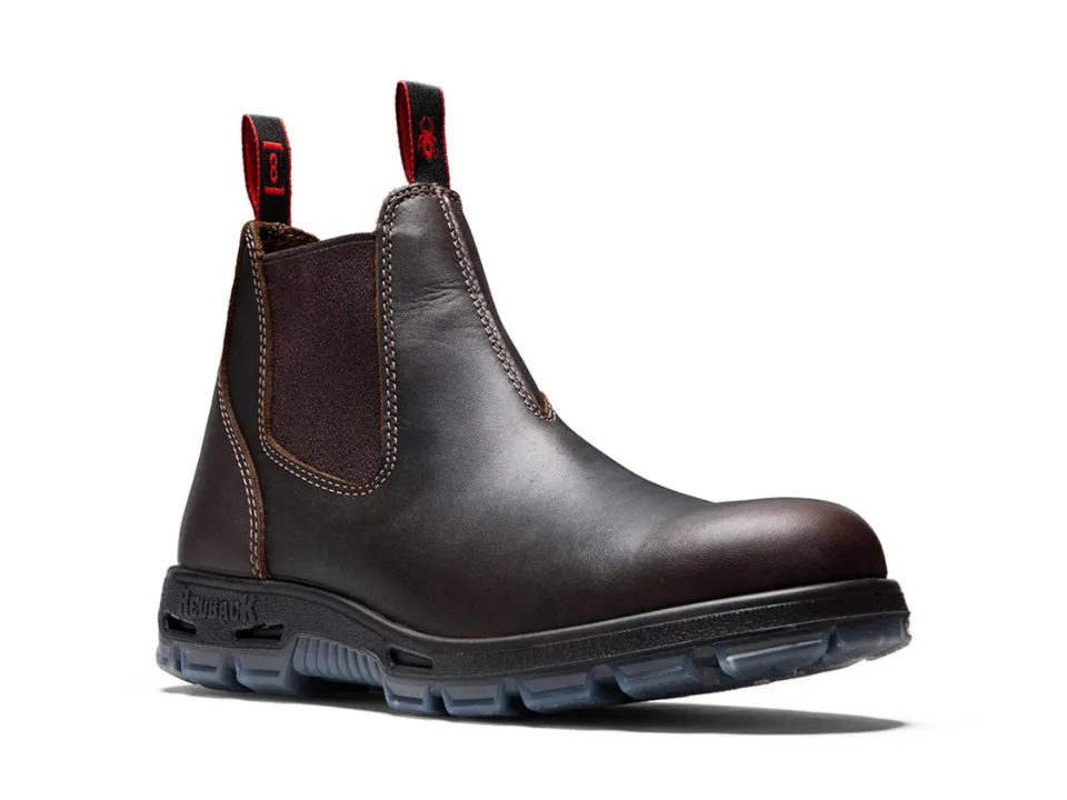 Redback Steel Toe Great Barrier stivali antinfortunistici marroni impermeabili