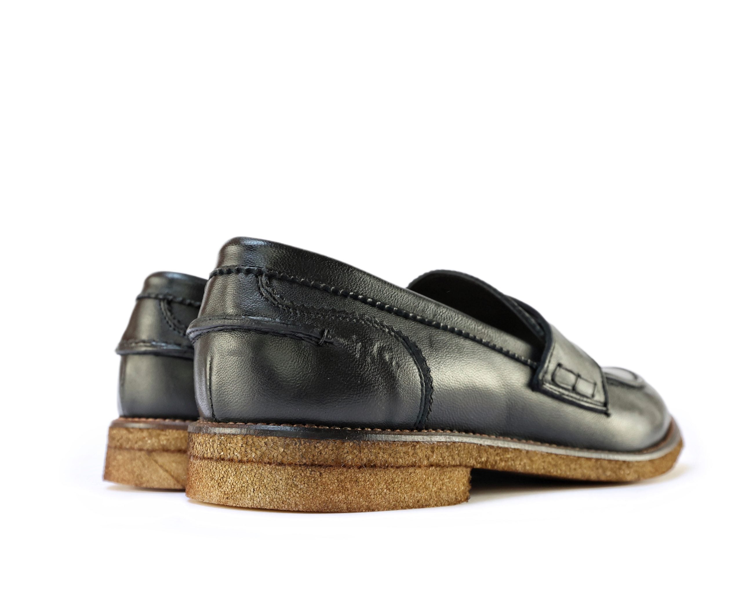 Ton Goût Mocassino Black College mocassini uomo nero nappa