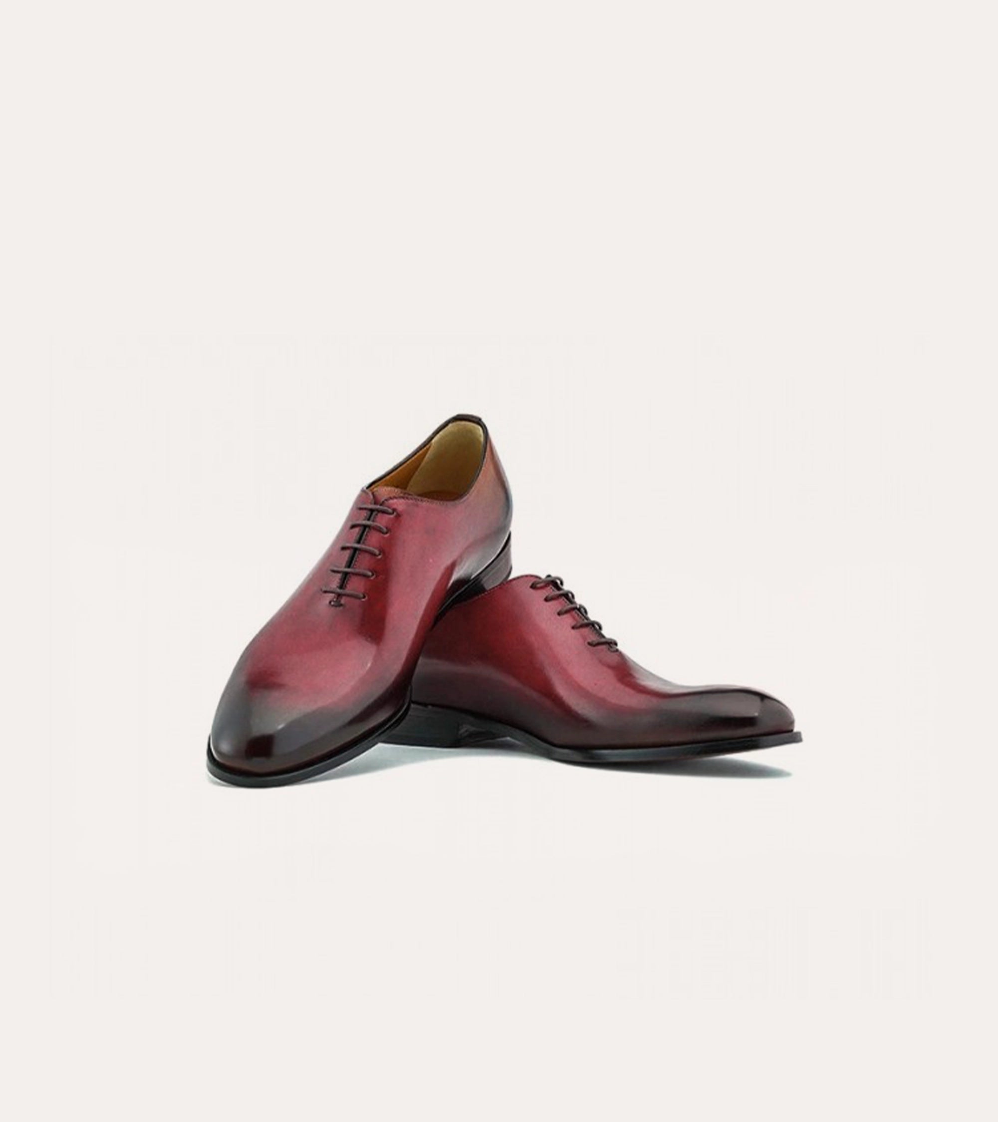 Ace Marks Carlo Diablo Tramonto Scarpe Oxford Bordeaux Patina