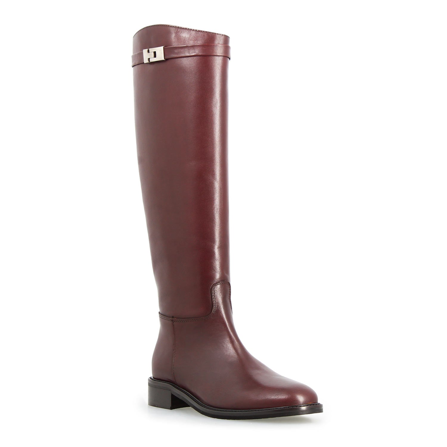 Leonardo Shoes Stivali Caracalla Donna Pelle Bordeaux