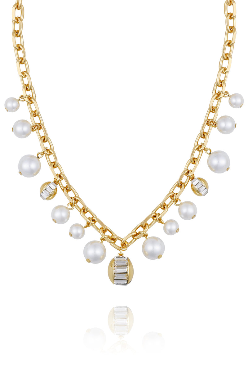 Vince Camuto Necklaces collana catena oro perle