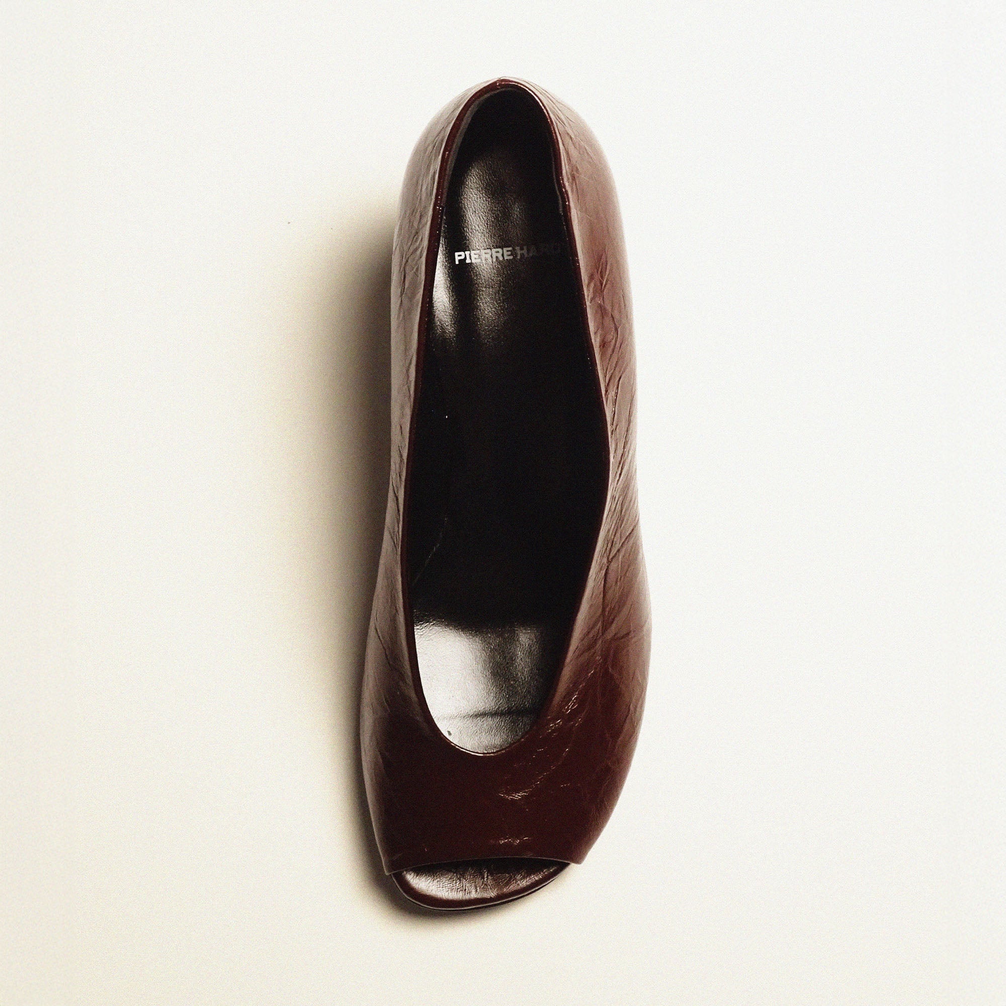 Pierre Hardy Karen decollete donna bordeaux peep toe 60