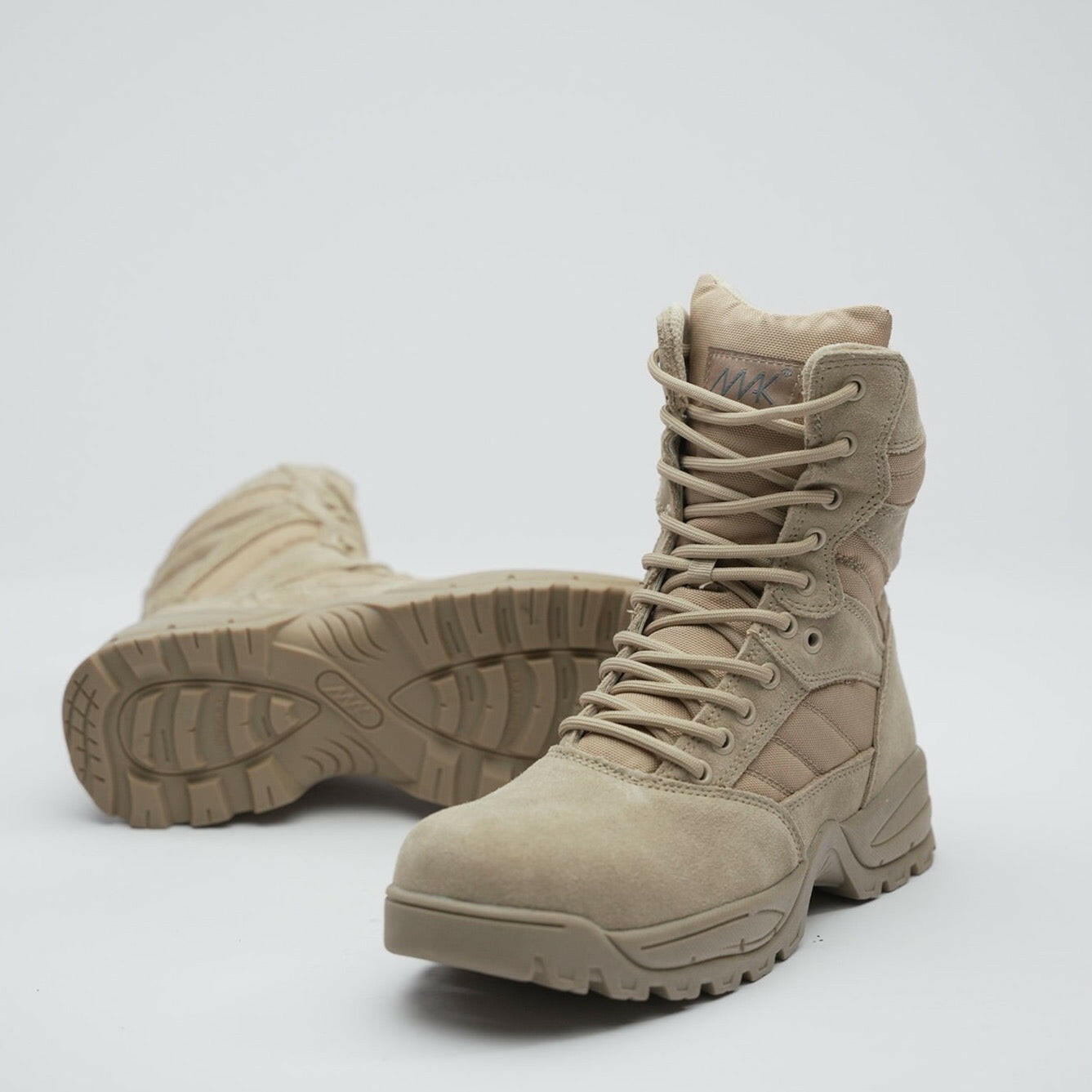 MAK Protector 9 Side Zip Stivale Tattico Desert Tan Punta