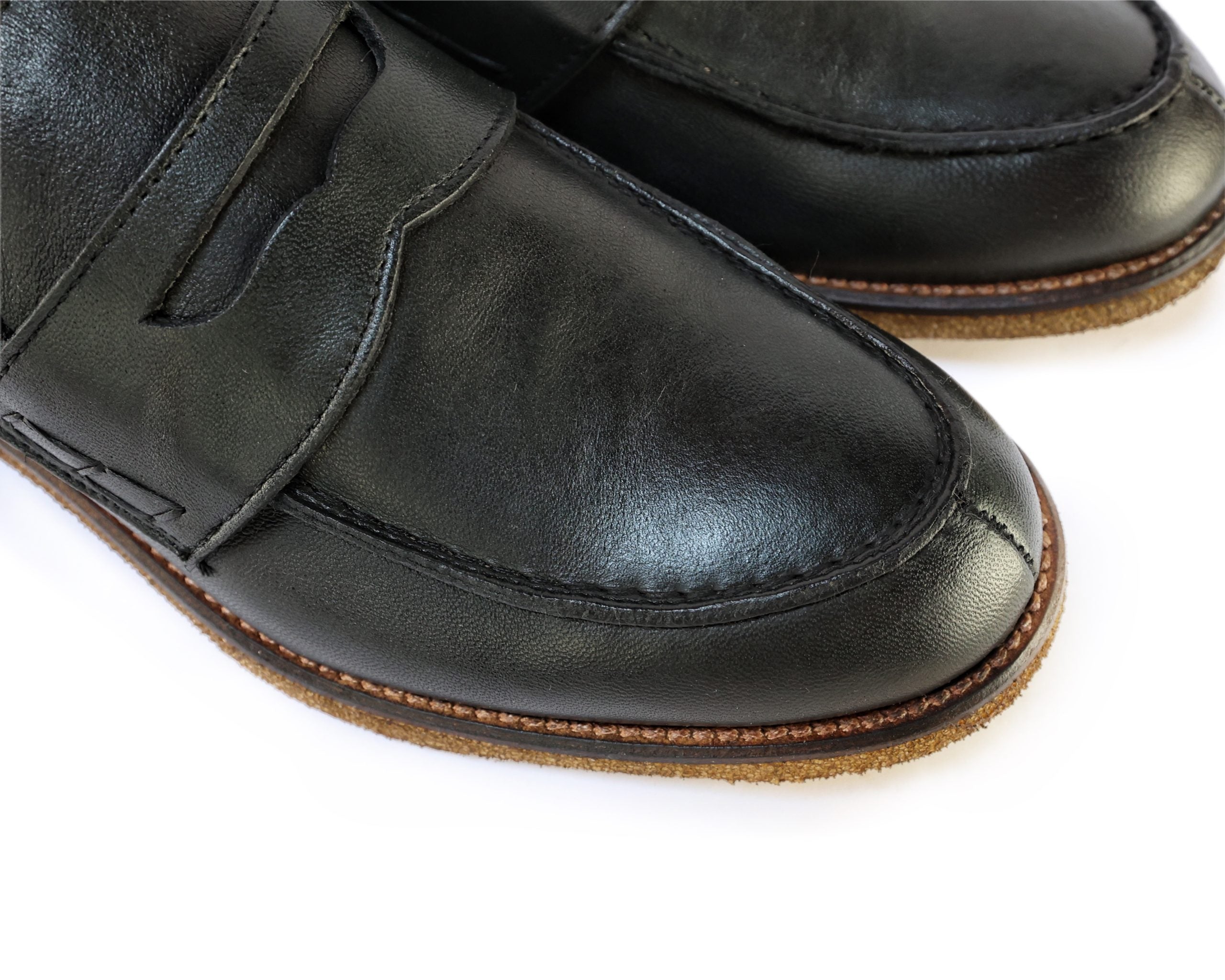 Ton Goût Mocassino Black College mocassini uomo nero nappa