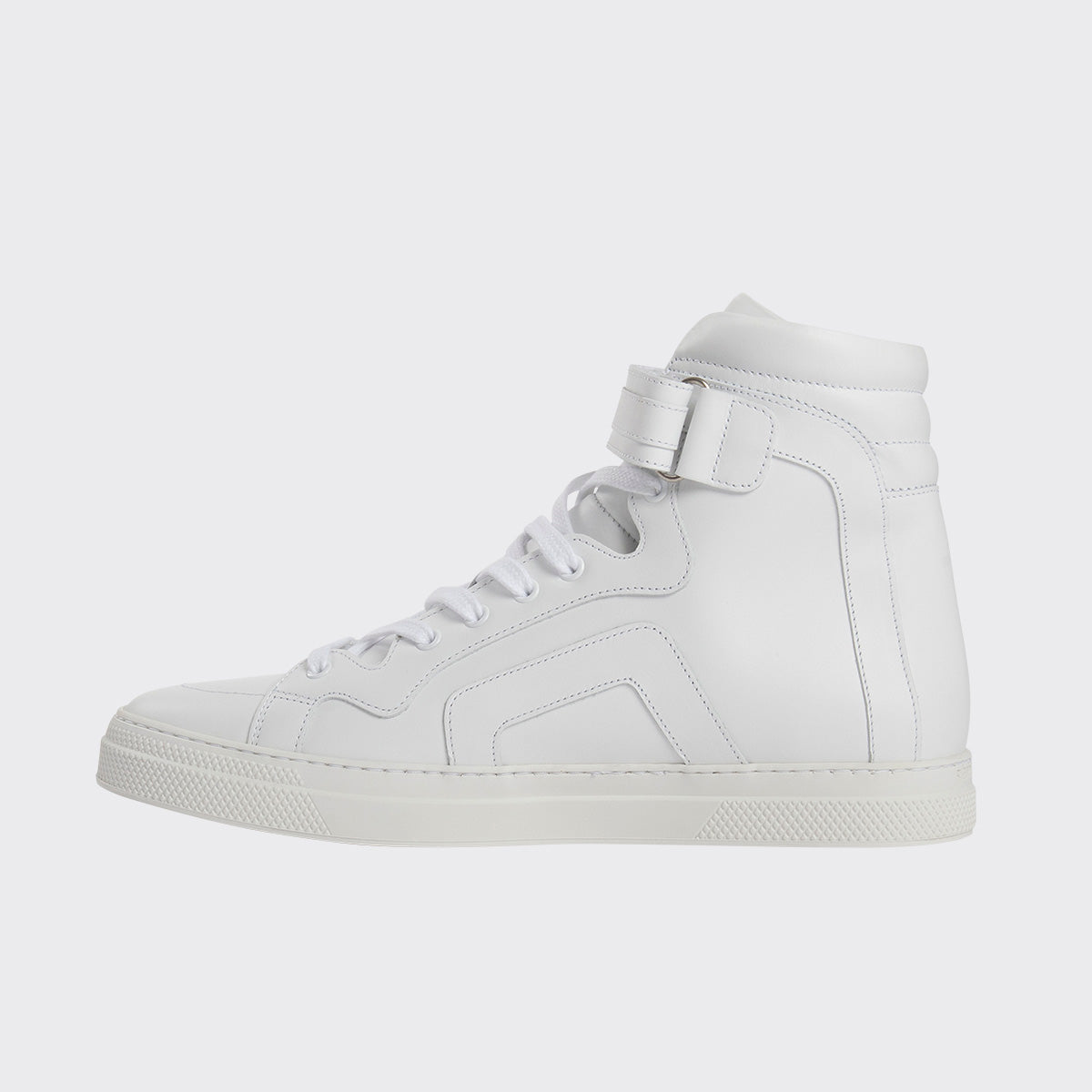 Pierre Hardy 112 High-Top Sneakers uomo bianche con zip
