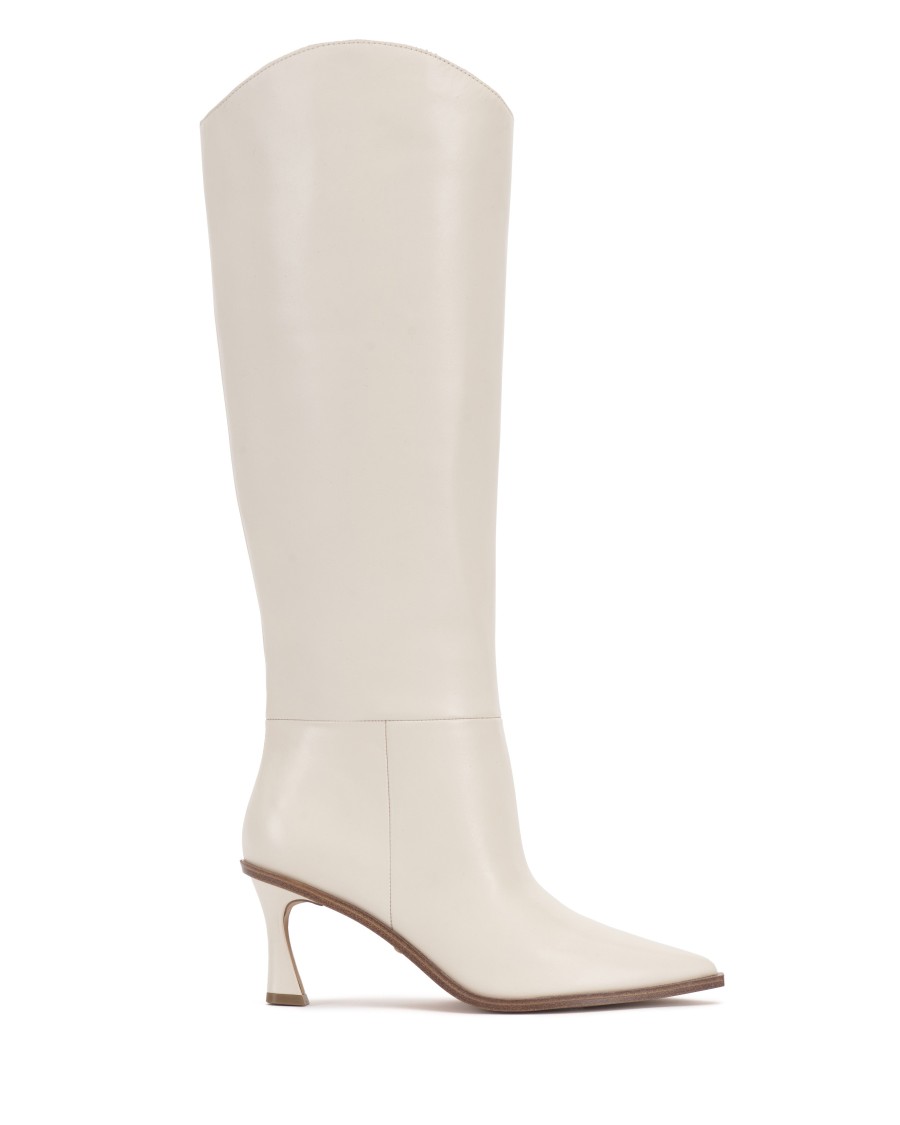 Vince Camuto Emily stivali alti ginocchio pelle tacco medio