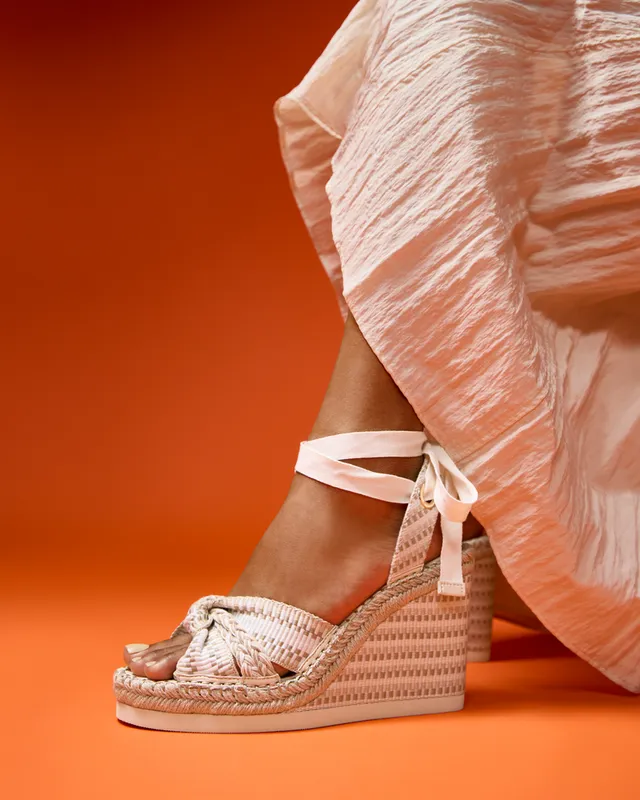 Vince Camuto Bealie Sandalo zeppa espadrillas intrecciato
