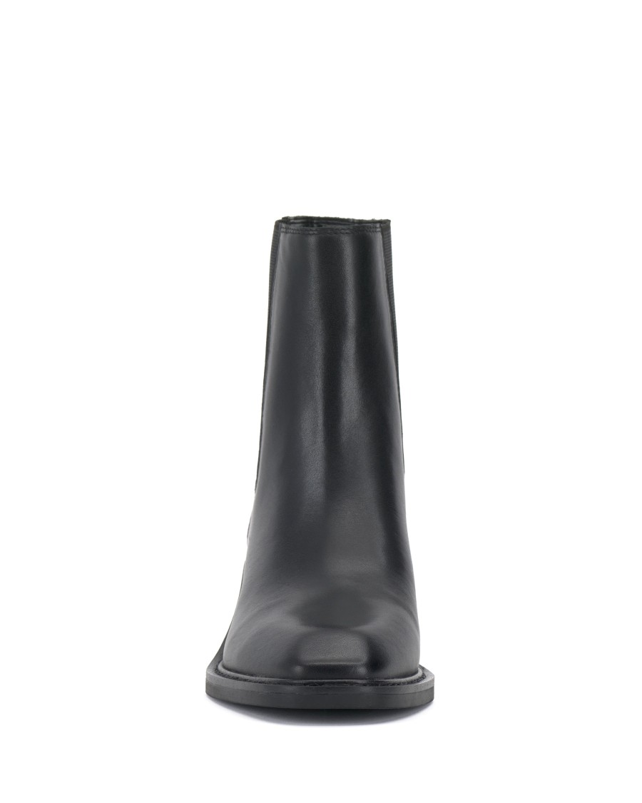 Vince Camuto Glina Stivaletti Chelsea Tacco Blocco Oro