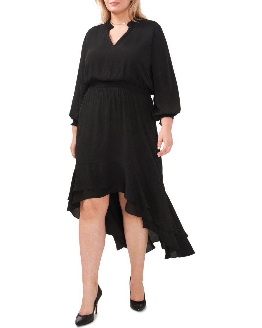 Vince Camuto Abito Lungo Georgette Taglie Forti Scollo V
