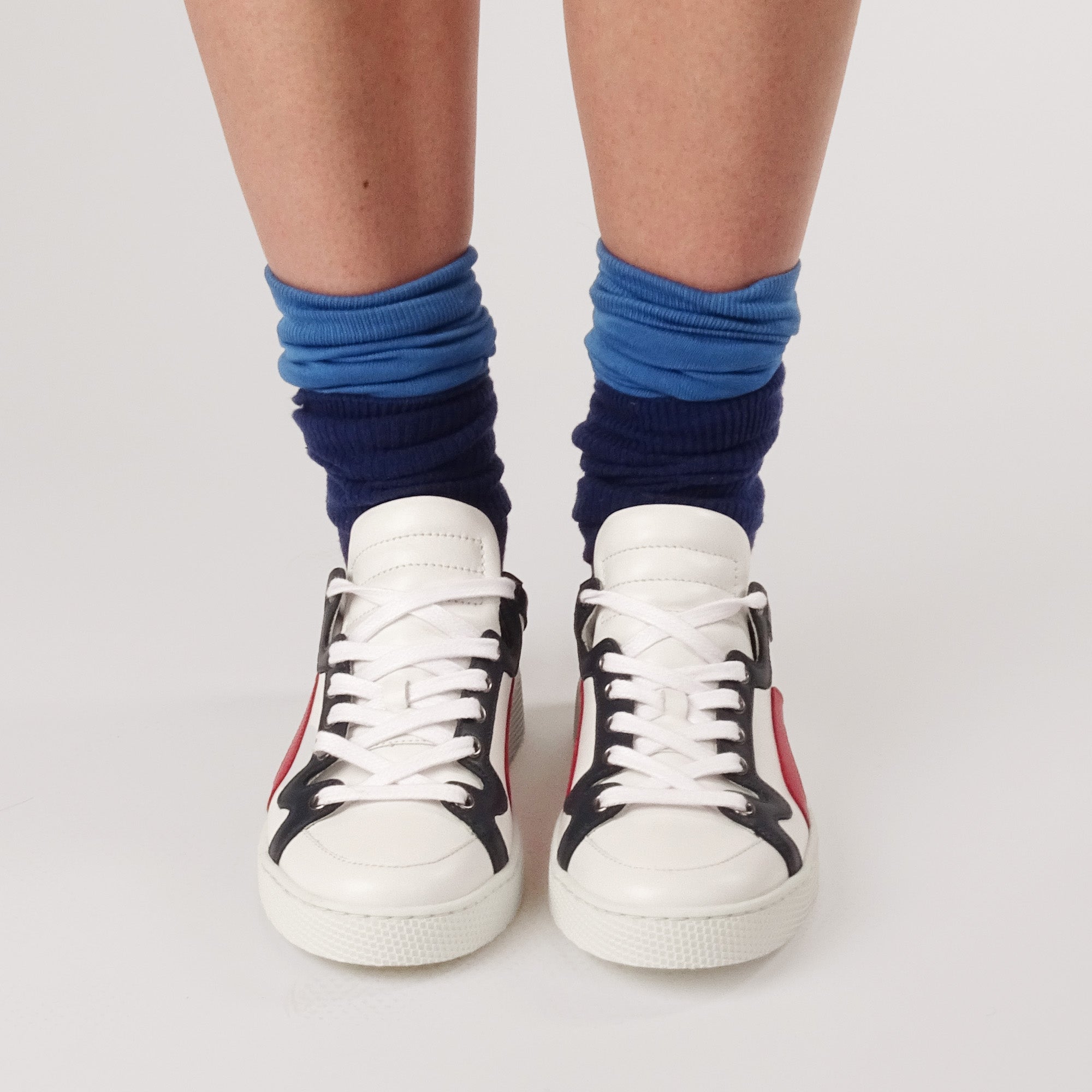 Pierre Hardy Alpha Sneakers Donna Bianche Pelle
