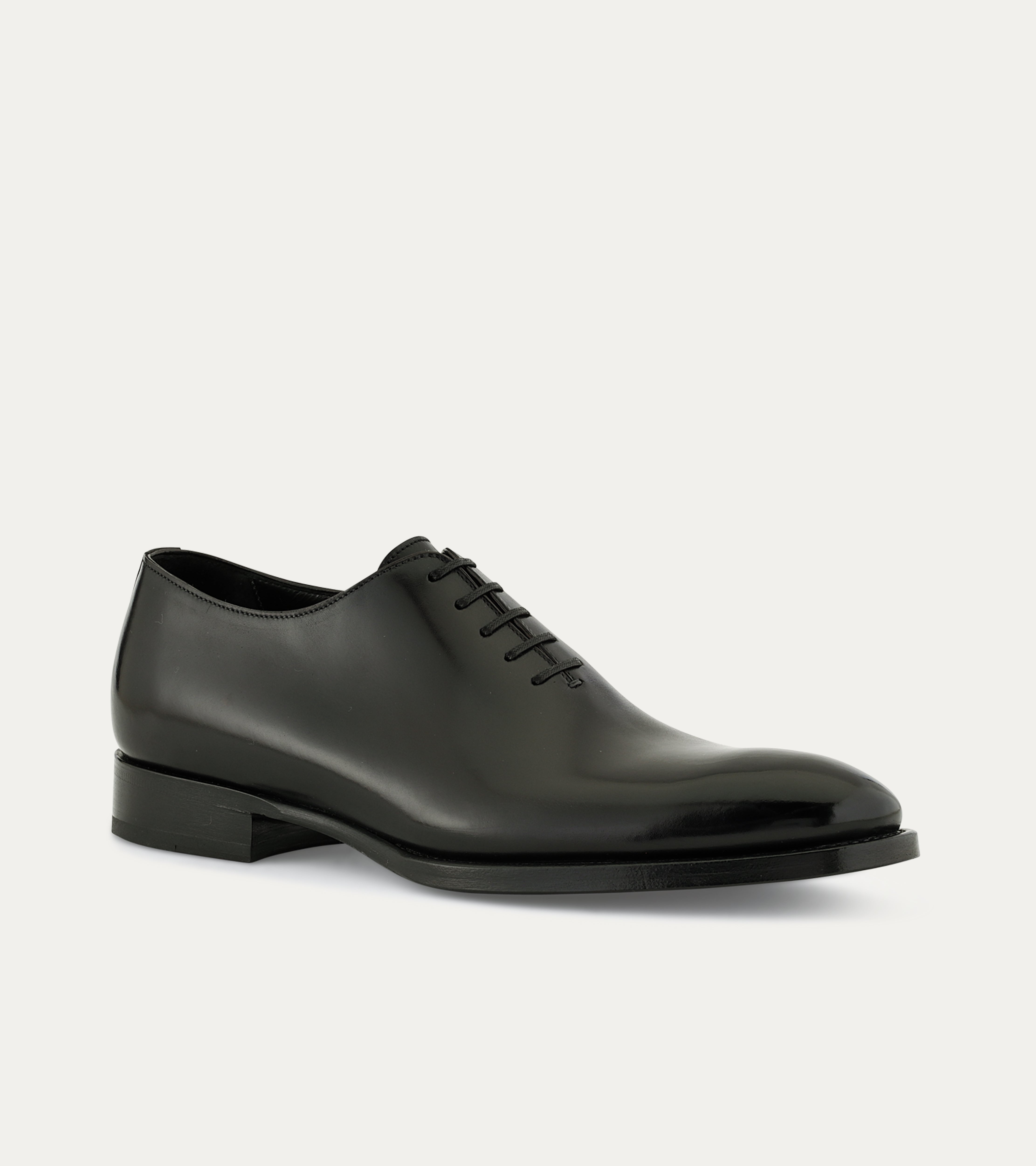 Ace Marks Tom Wholecut Oxford Black scarpe uomo pelle