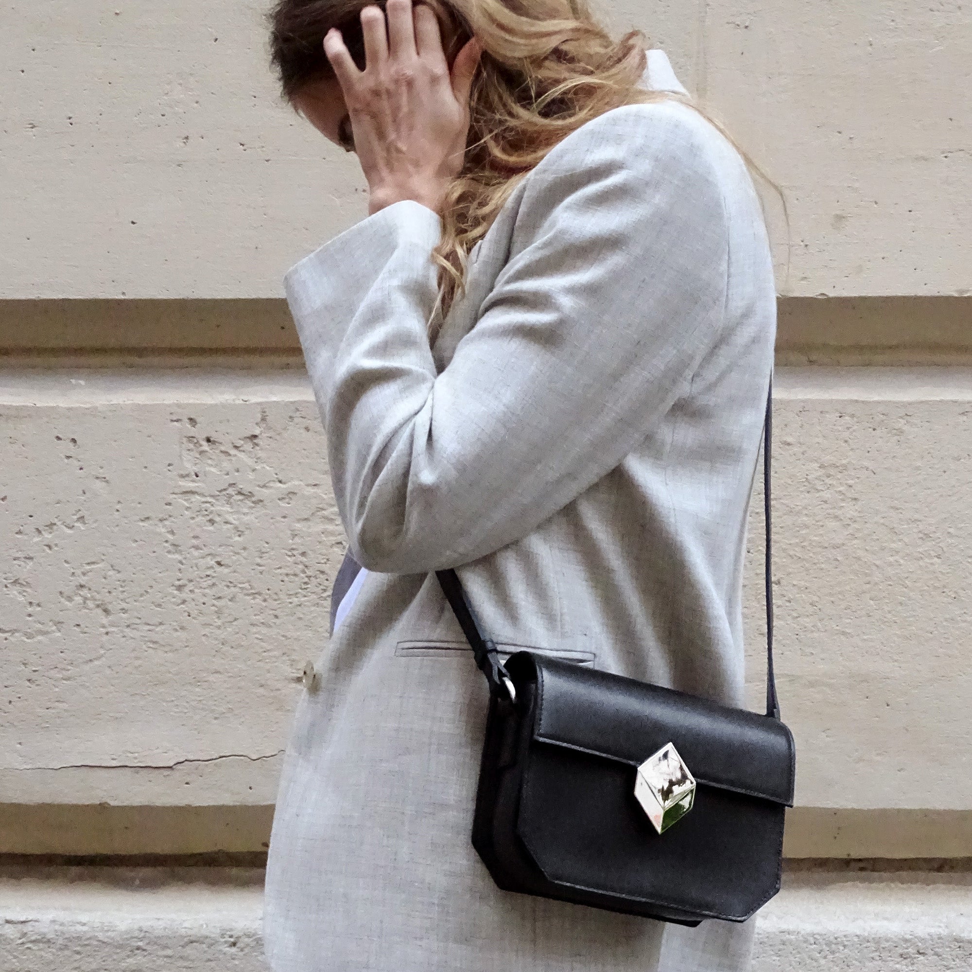 Pierre Hardy Prism borsa pelle nera tracolla TU estate