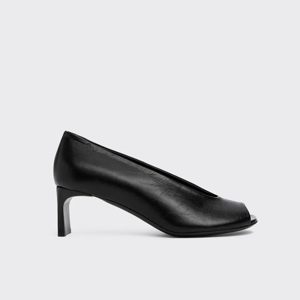 Pierre Hardy Karen Pump decollete peep toe nero 60 mm