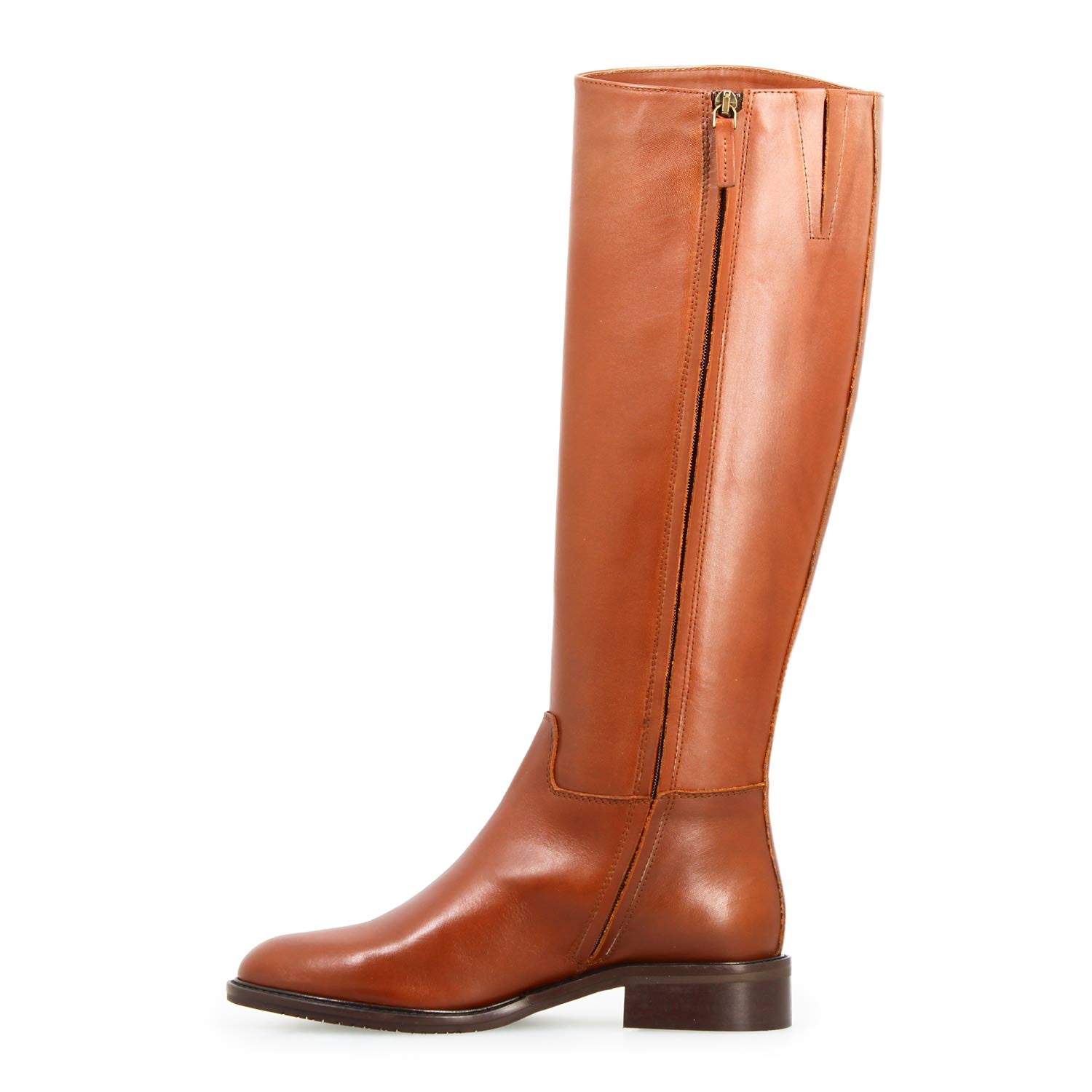 Leonardo Shoes Palatina L stivali donna pelle marrone
