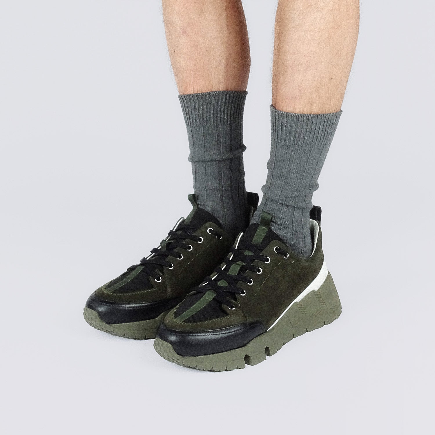 Pierre Hardy Street Life sneakers uomo khaki suola Hyper Comet