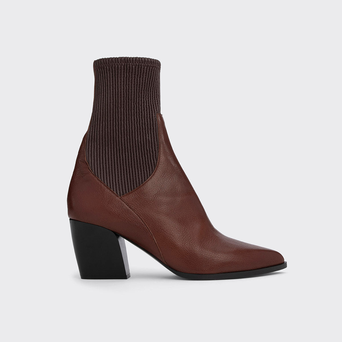 Pierre Hardy Rodeo stivali pelle marrone tacco 70