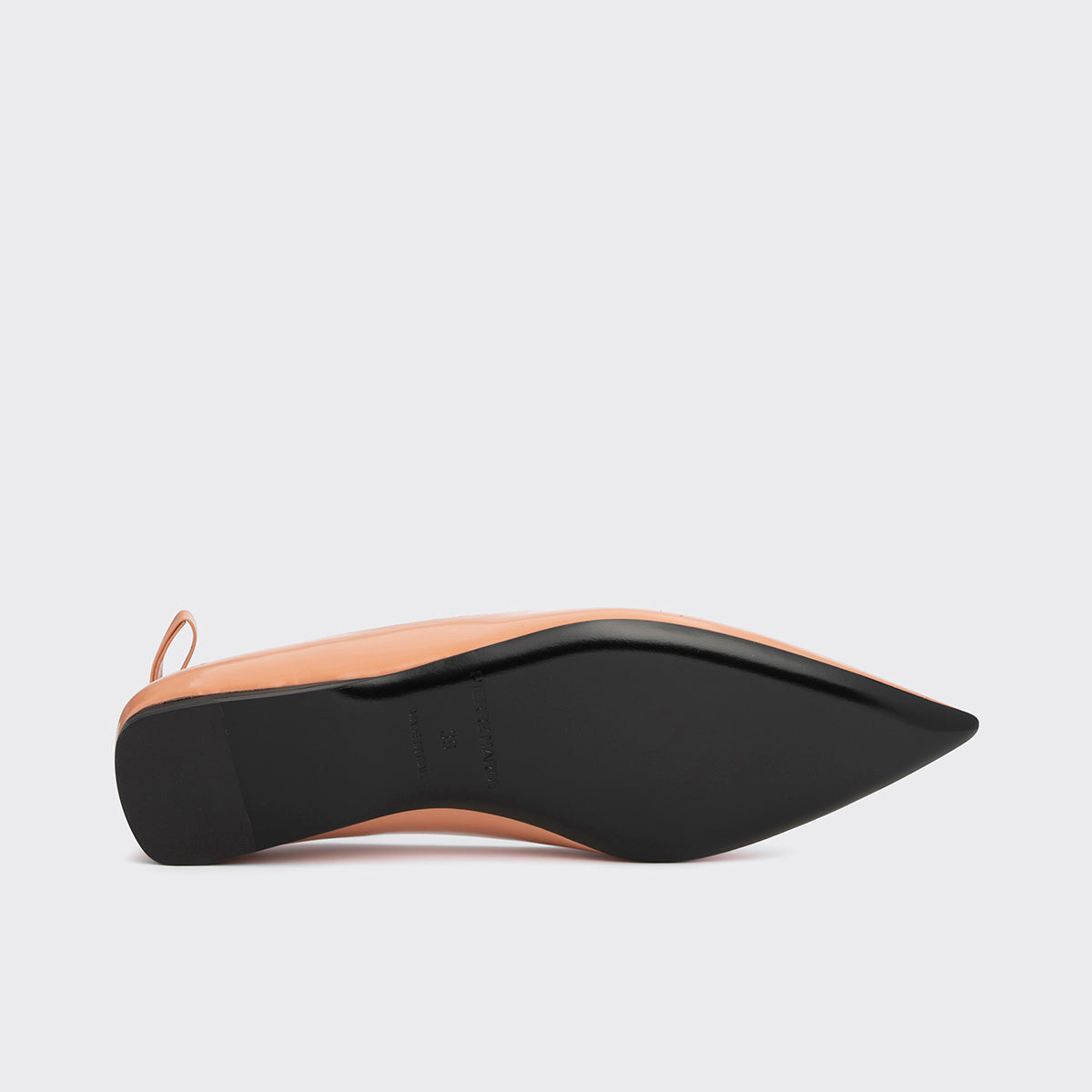 Pierre Hardy Cléo ballerine donna arancione punta affilata