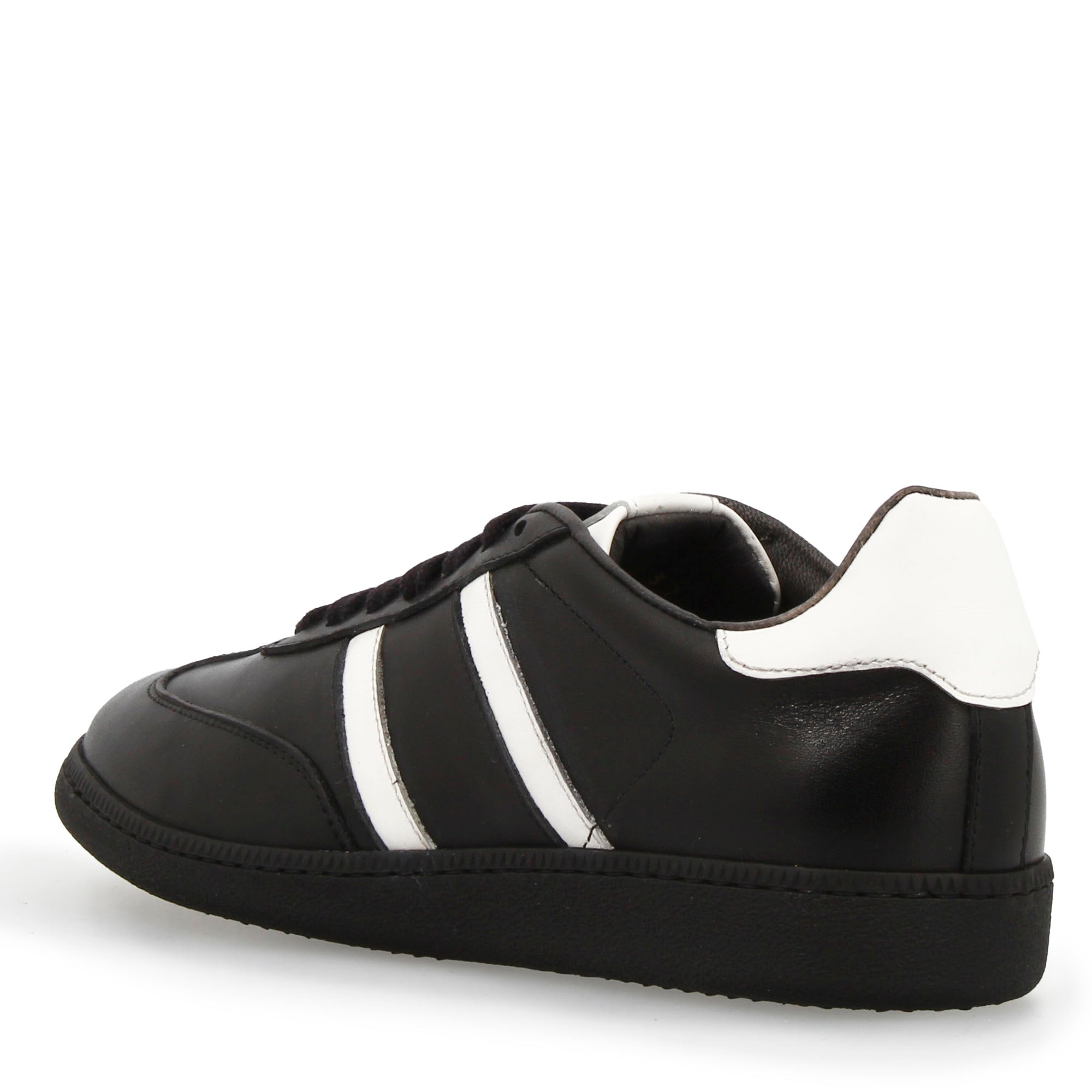 Leonardo Shoes Bizantina Nero Sneaker Donna in Pelle