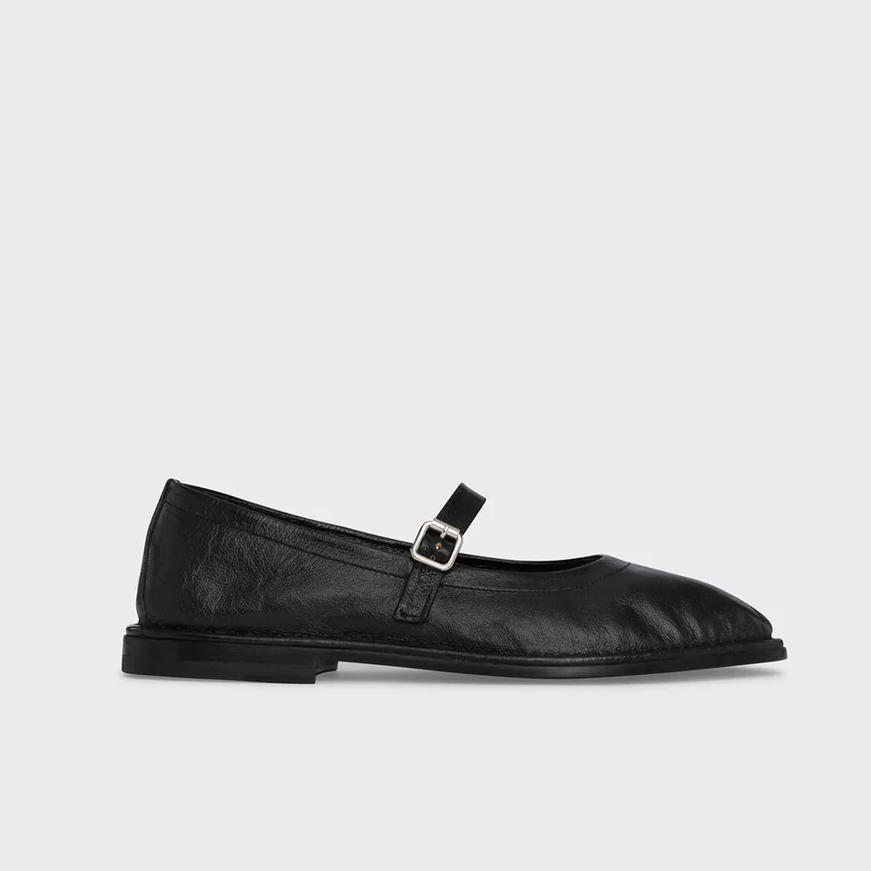 Pierre Hardy Trish ballerine donna nere pelle canguro