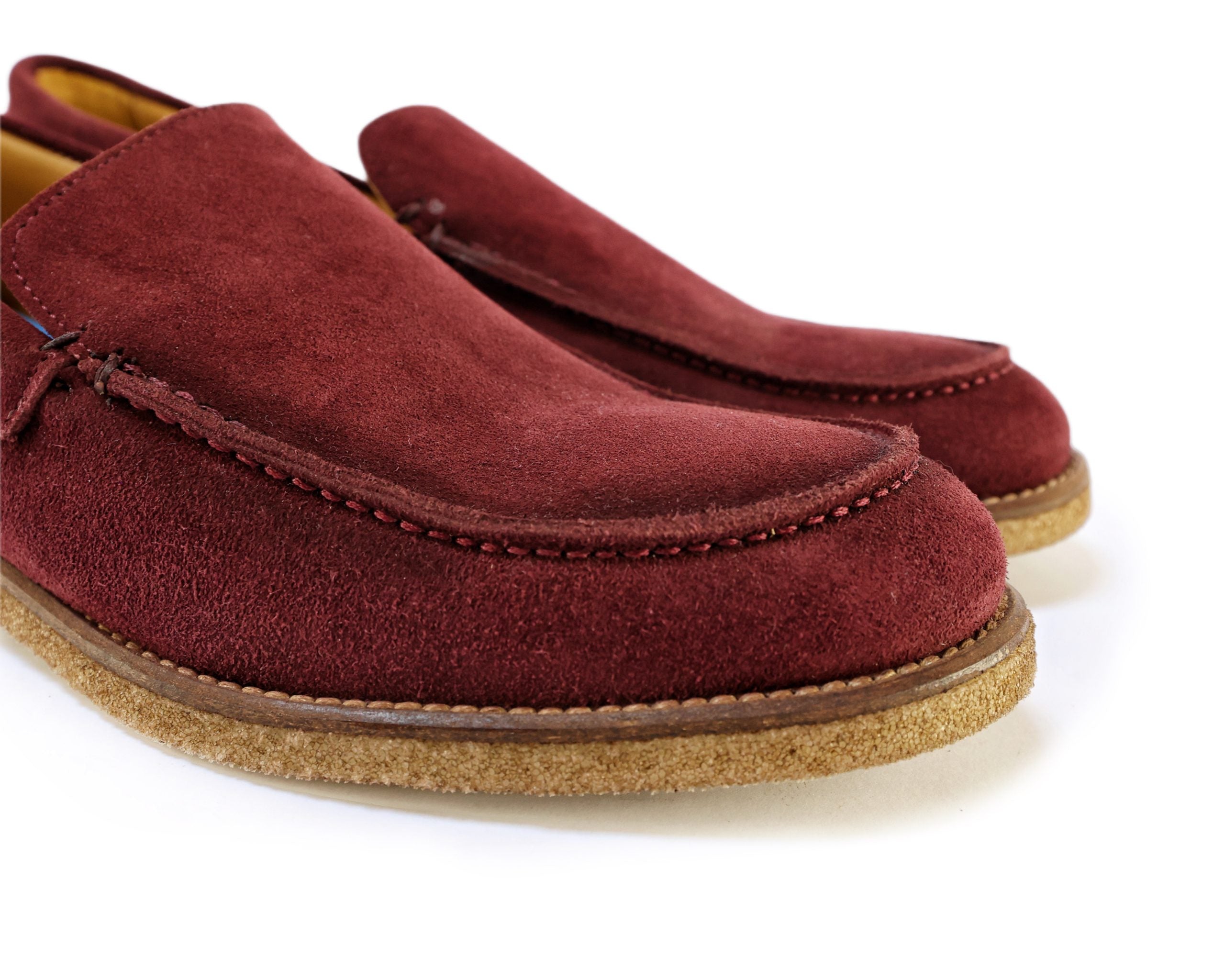 Ton Goût College mocassini uomo camoscio edge leggeri