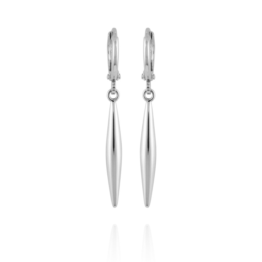 Vince Camuto orecchini cerchio pendente lancia argento