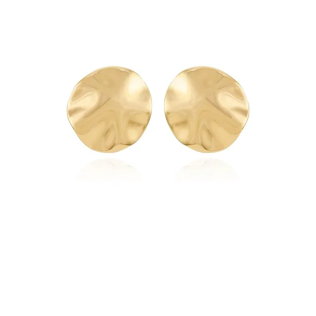 Vince Camuto orecchini donna clip rotondi oro organico