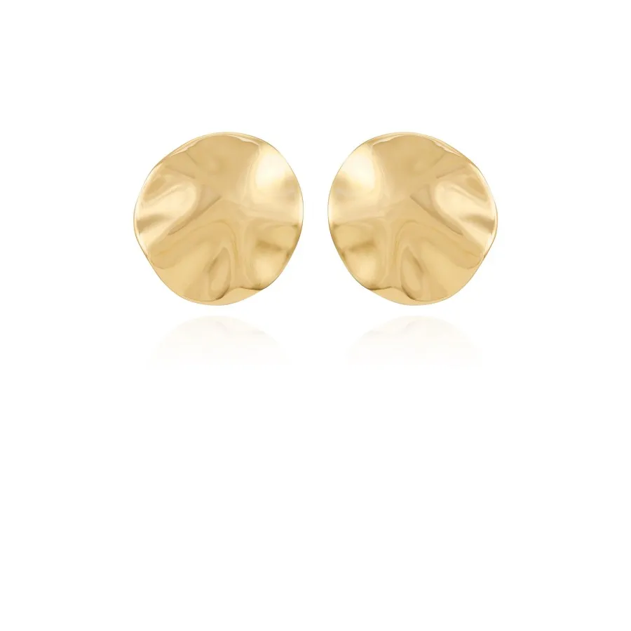 Vince Camuto orecchini donna clip rotondi oro organico
