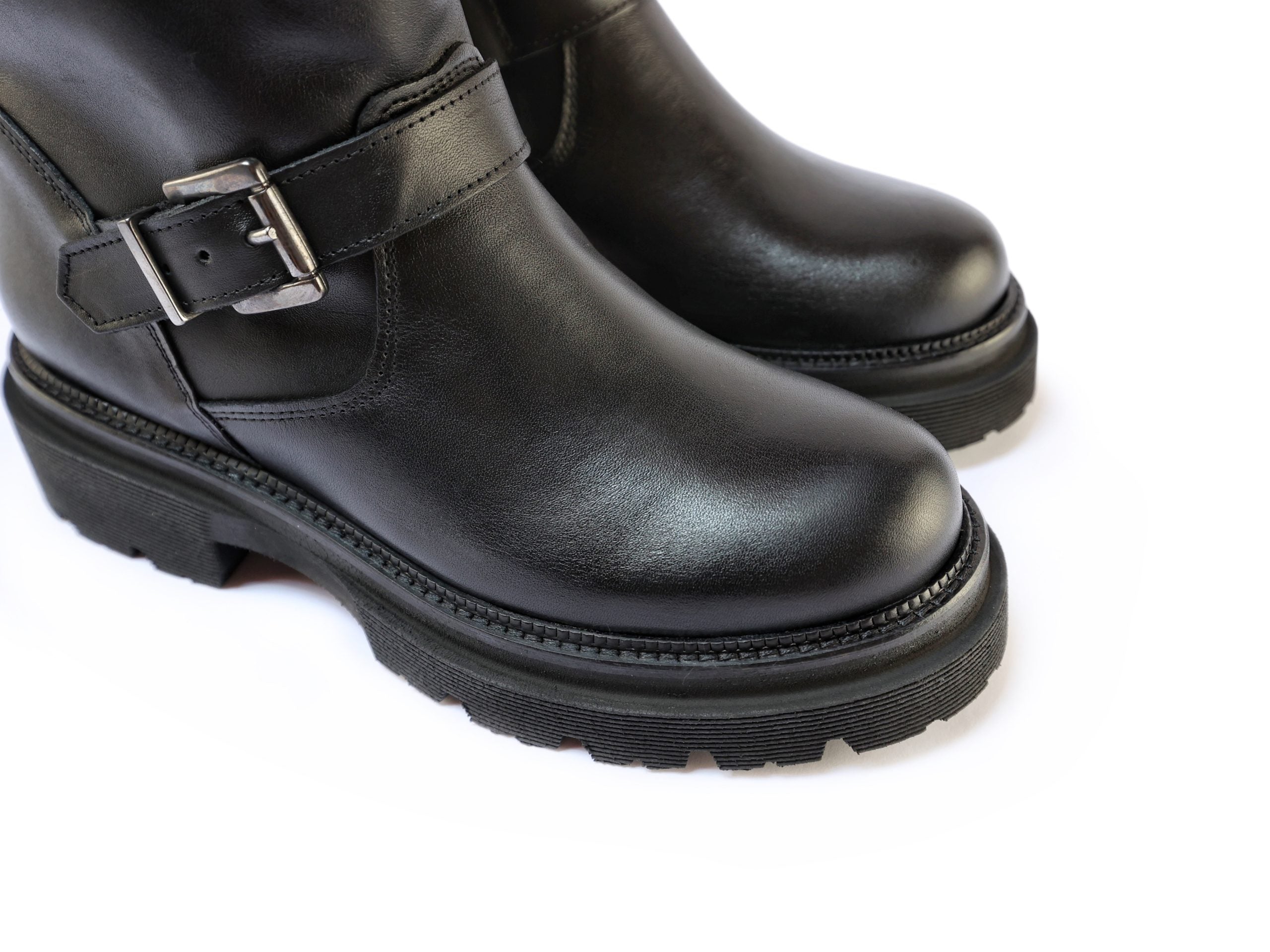 Ton Goût Trend stivaletti donna pelle nero altezza 25 cm