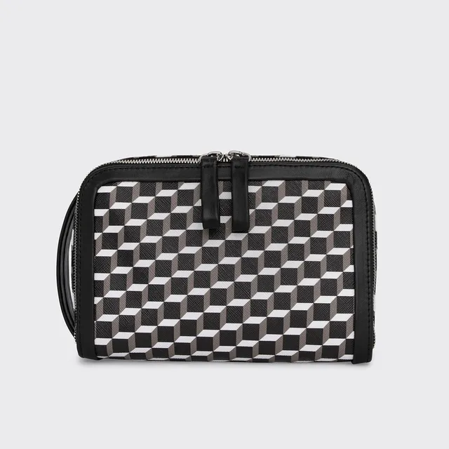 Pierre Hardy Dopp Kit EW03 beauty case nero TU pelle