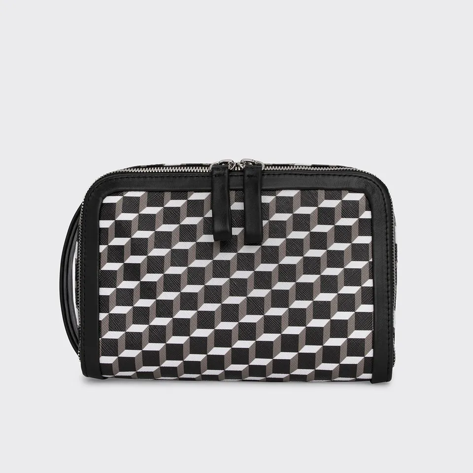 Pierre Hardy Dopp Kit EW03 beauty case nero TU pelle
