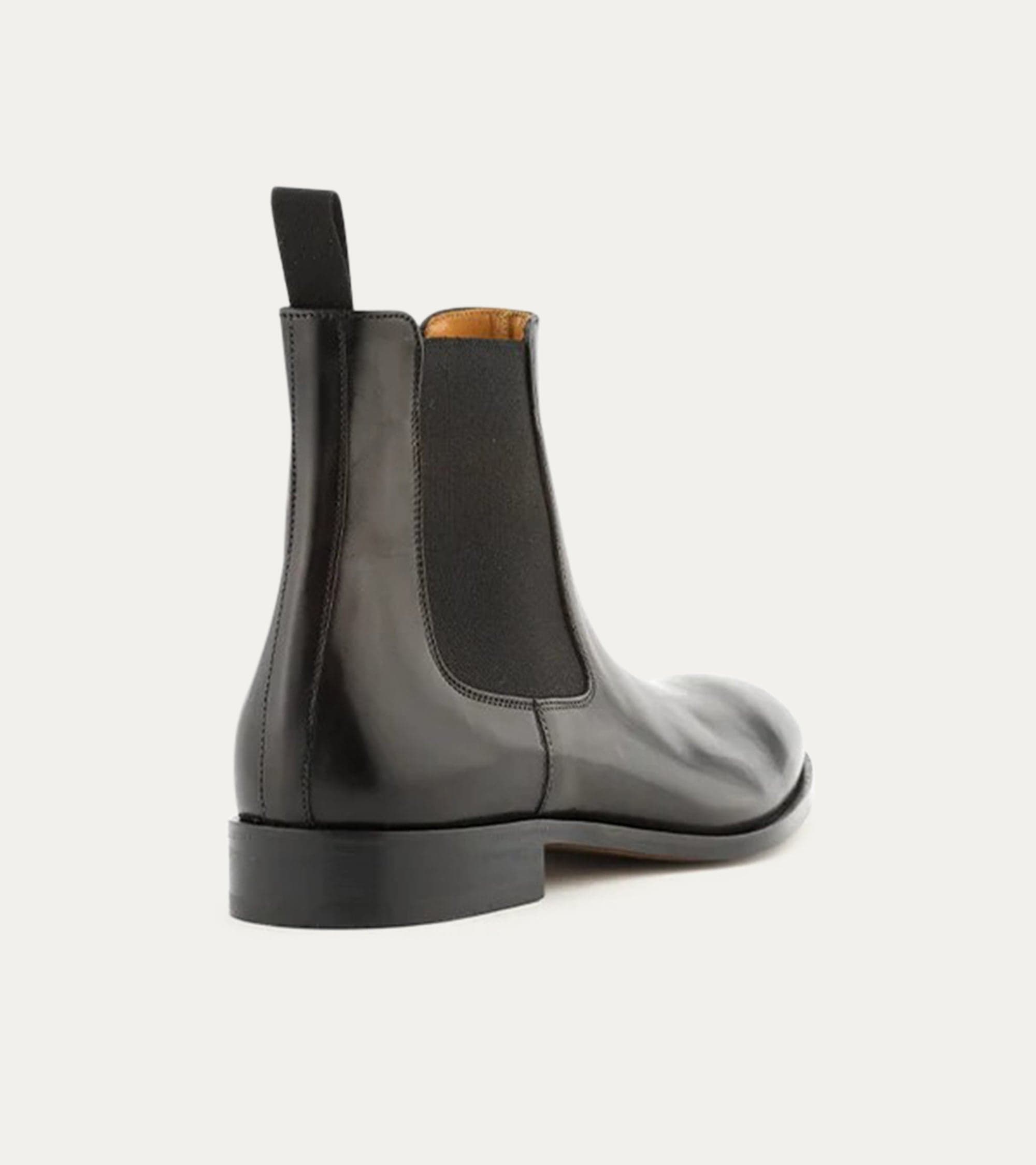 Ace Marks Troy chelsea uomo pelle nero antique vitello