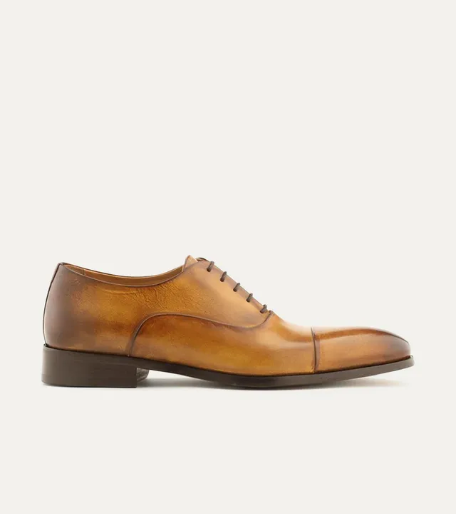 Ace Marks Griffin scarpe oxford uomo pelle bourbon