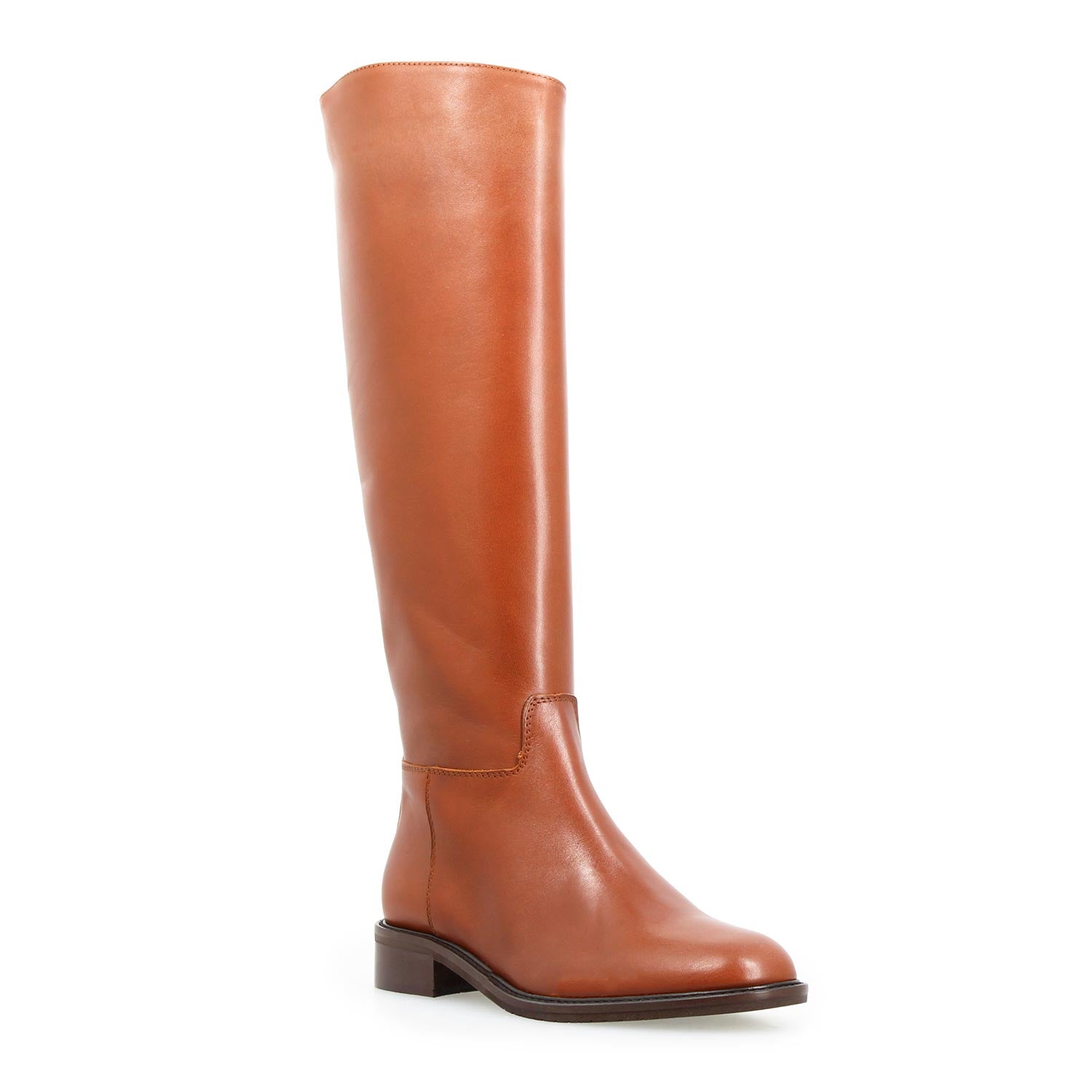 Leonardo Shoes Palatina L stivali donna pelle marrone