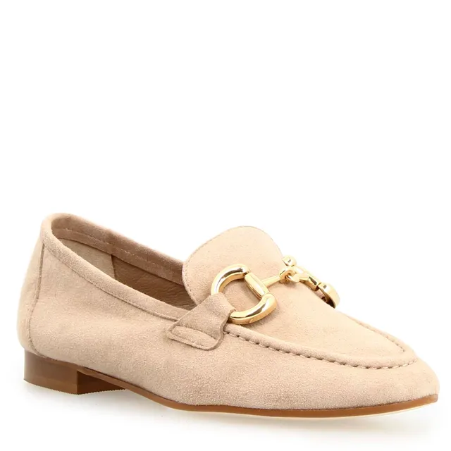 Leonardo Shoes Baltea Cam Beige mocassini donna beige camoscio