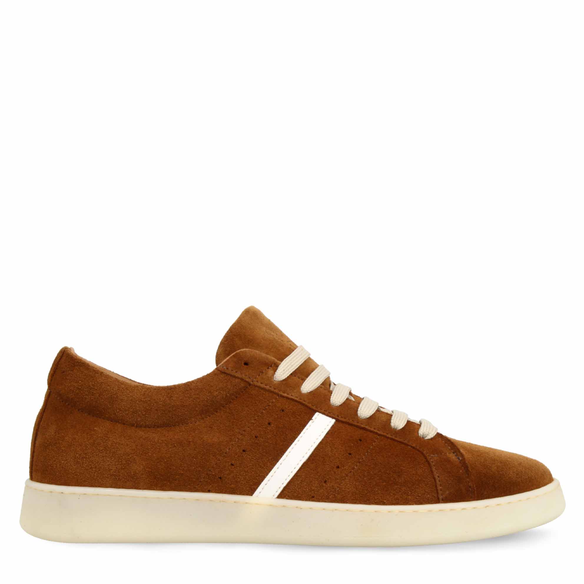 Leonardo Sneakers Uomo Virgilio C sneaker camoscio marrone
