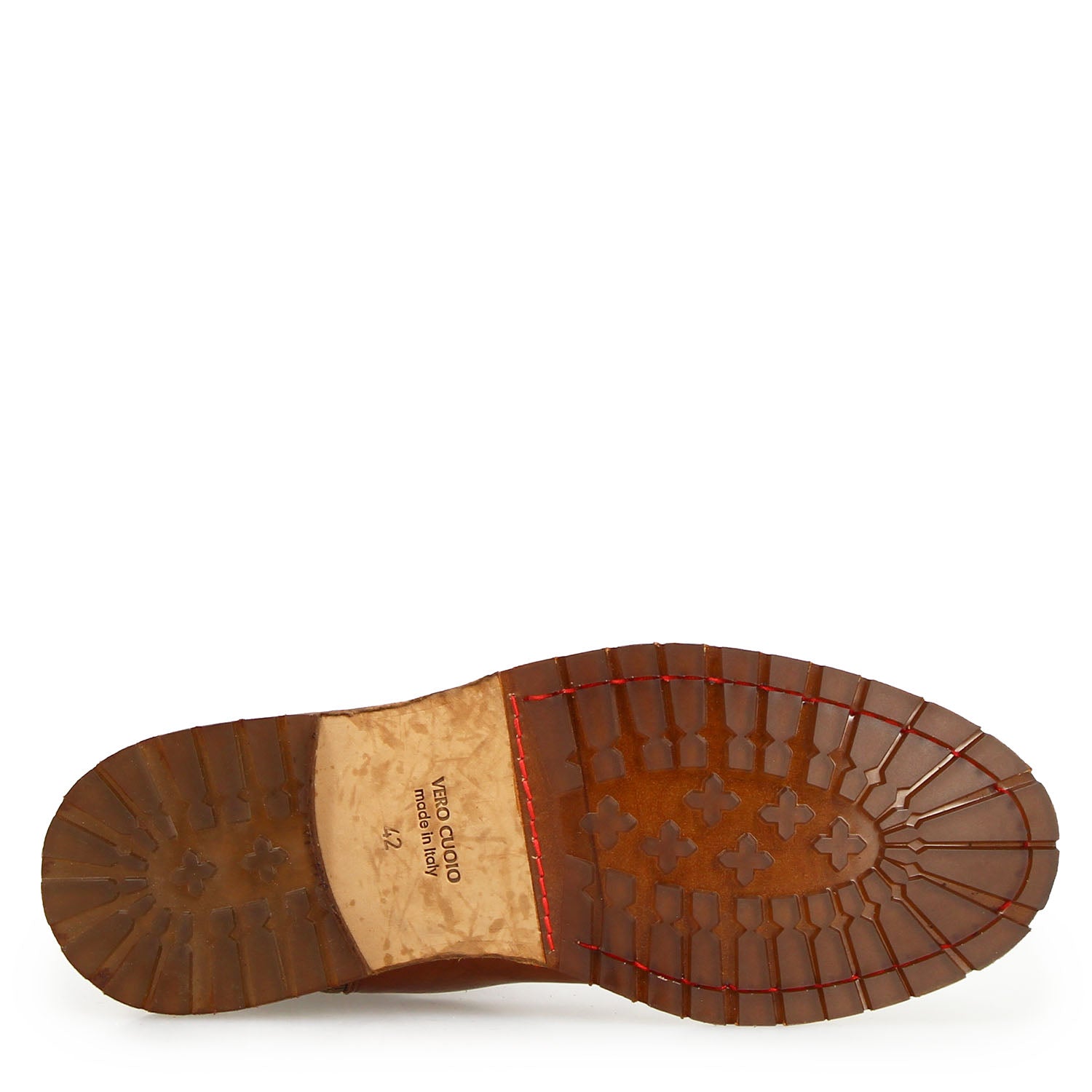 Leonardo Shoes Stivaletti Uomo Enea Marrone zip concia vegetale