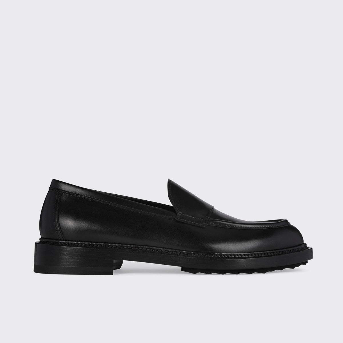 Pierre Hardy John loafer uomo pelle nera platform 30 mm