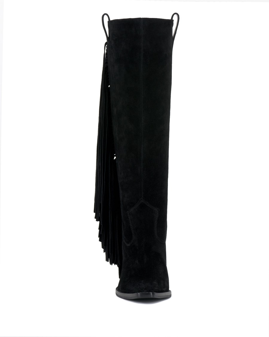 Vince Camuto Pelia stivale ginocchio camoscio frange