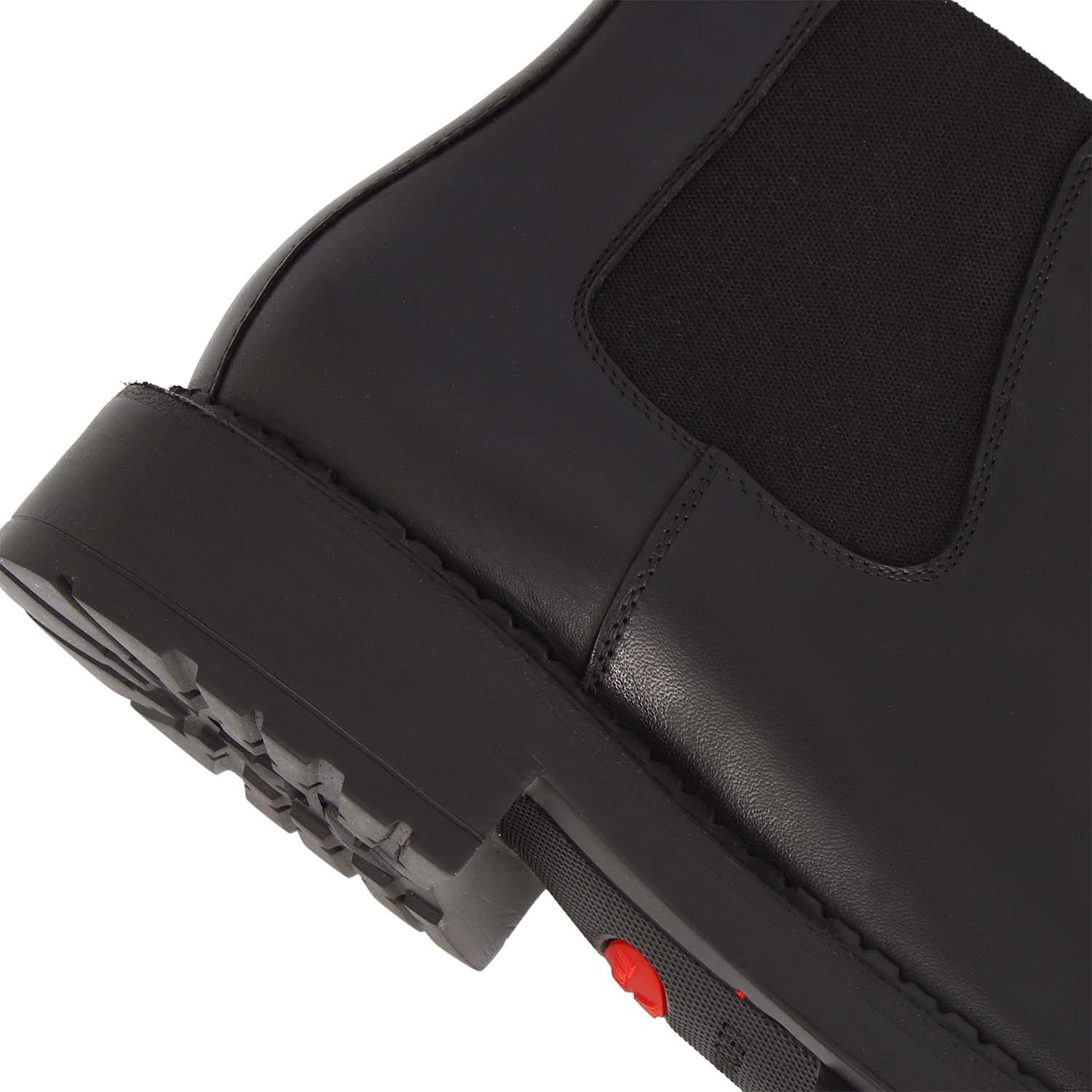 Leonardo Shoes Agusto Chelsea Uomo Pelle Nero